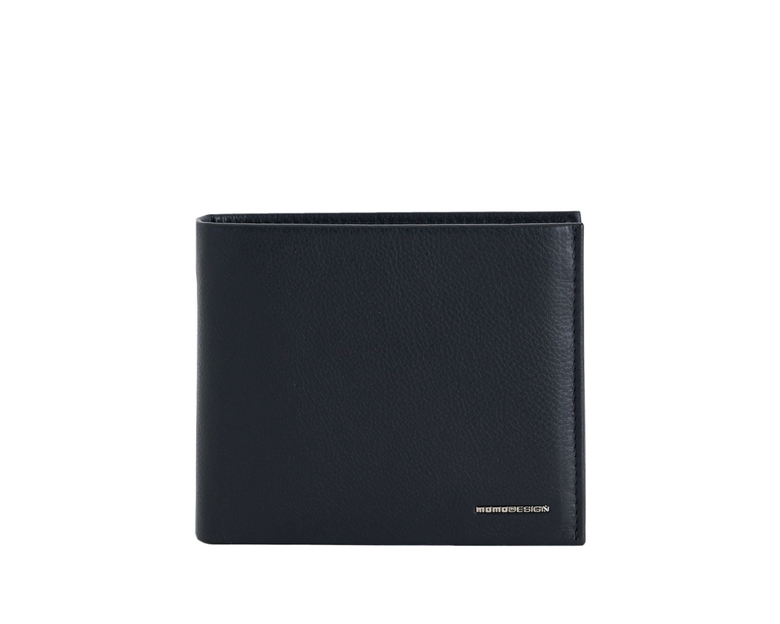 Portafoglio in pelle Momodesign MO-01DM Nero Uomo