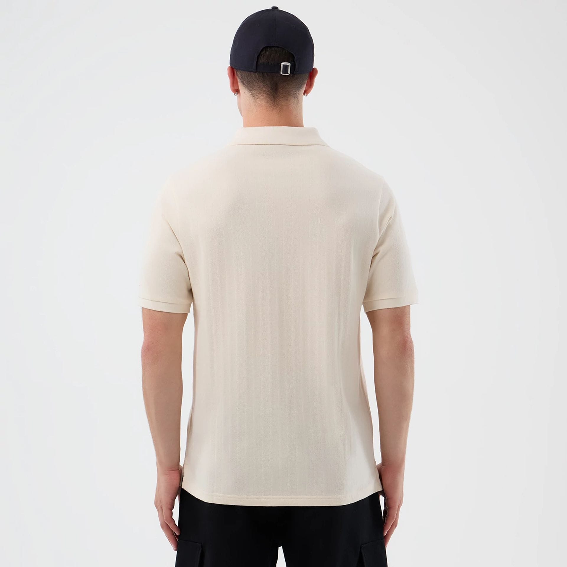 Polo New Era LA Dodgers MLB Rib 60856193 uomo colore bianco Open White (110)