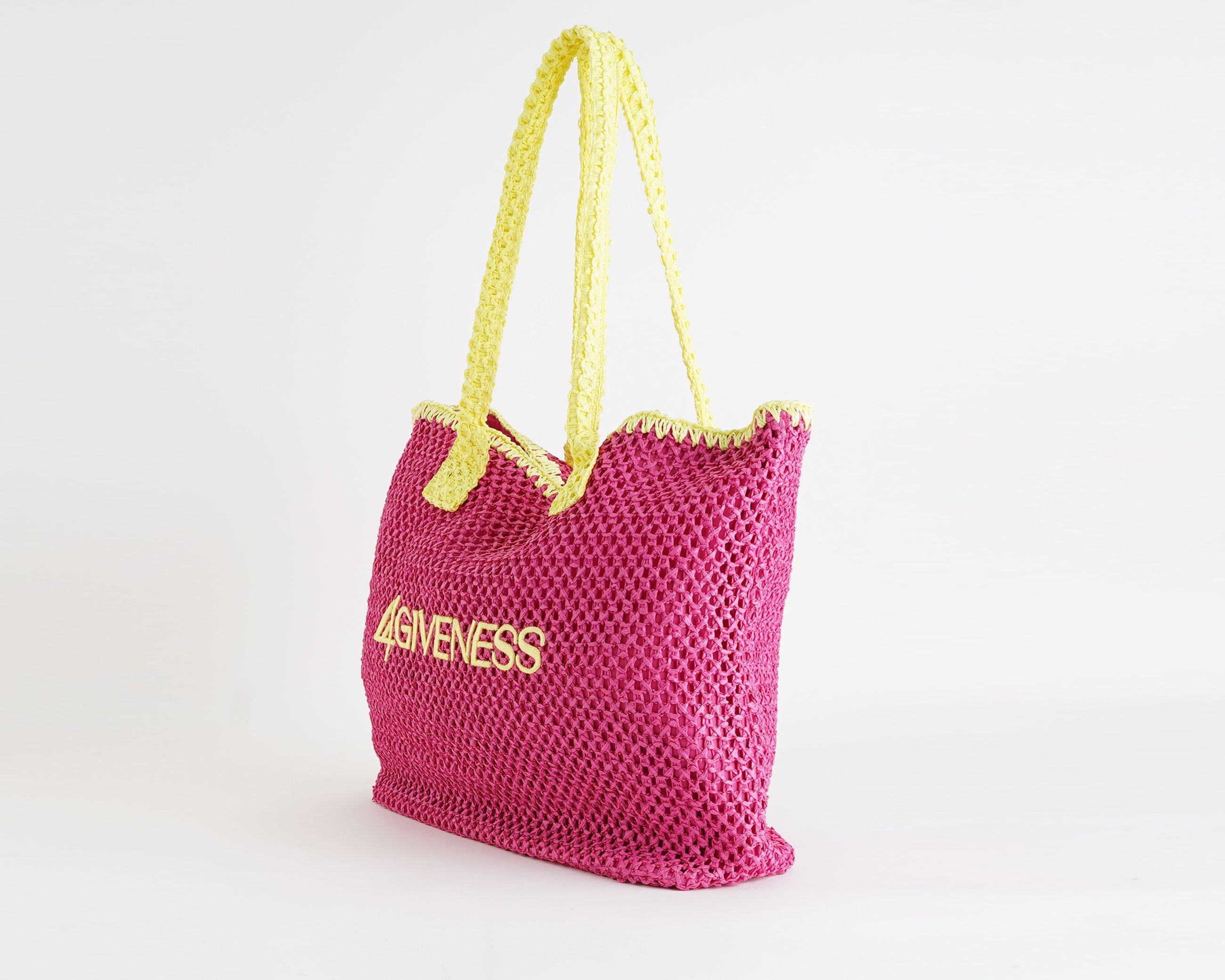 Borsa da mare 4Giveness 126WACBO6172 Fuxia/Giallo