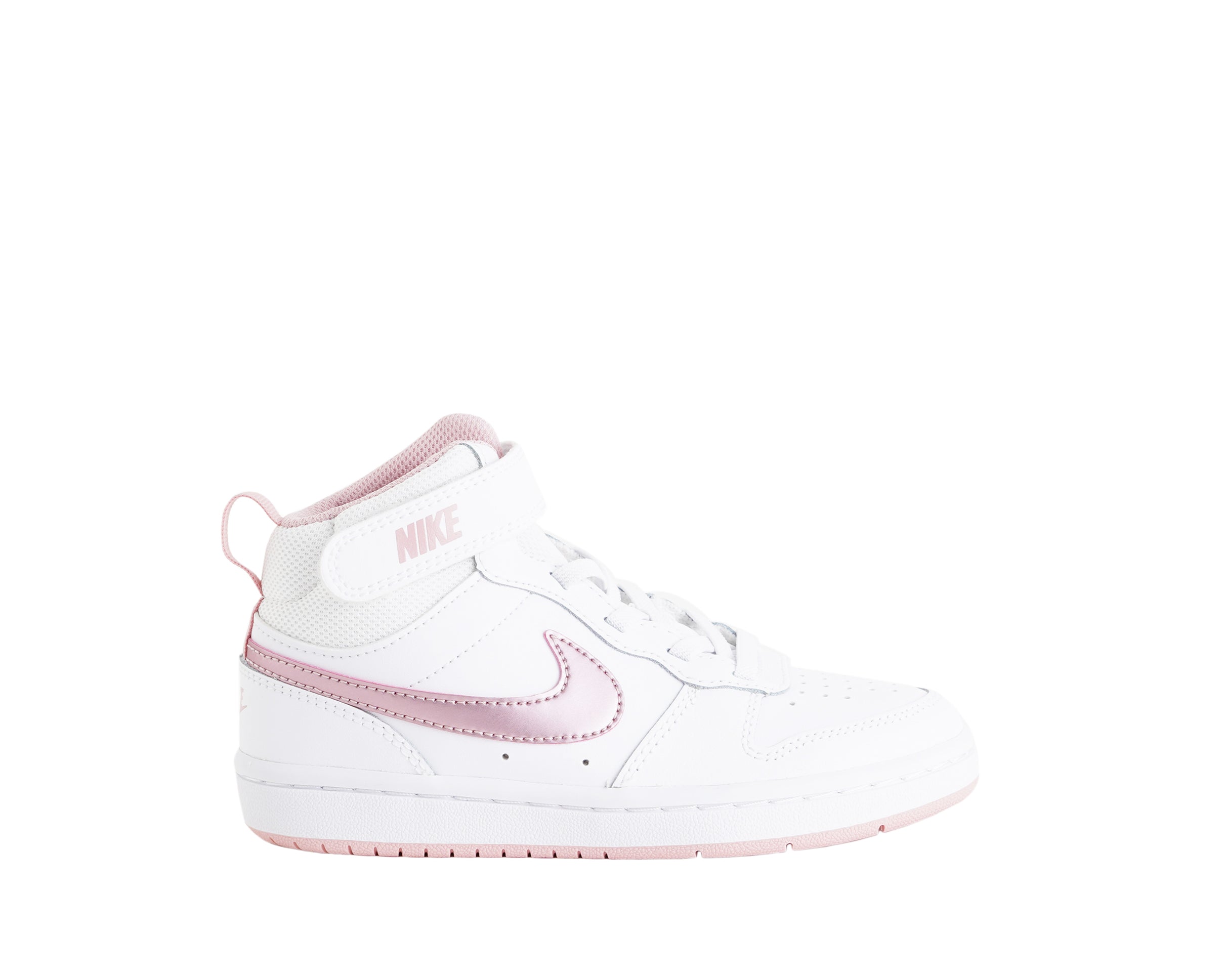 Sneakers NIKE Court Borough CD7783-105 Bianco/Rosa metalizzato Unisex bambino