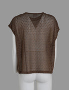 Maglia in lurex Anonyme K46SB301 Bronze