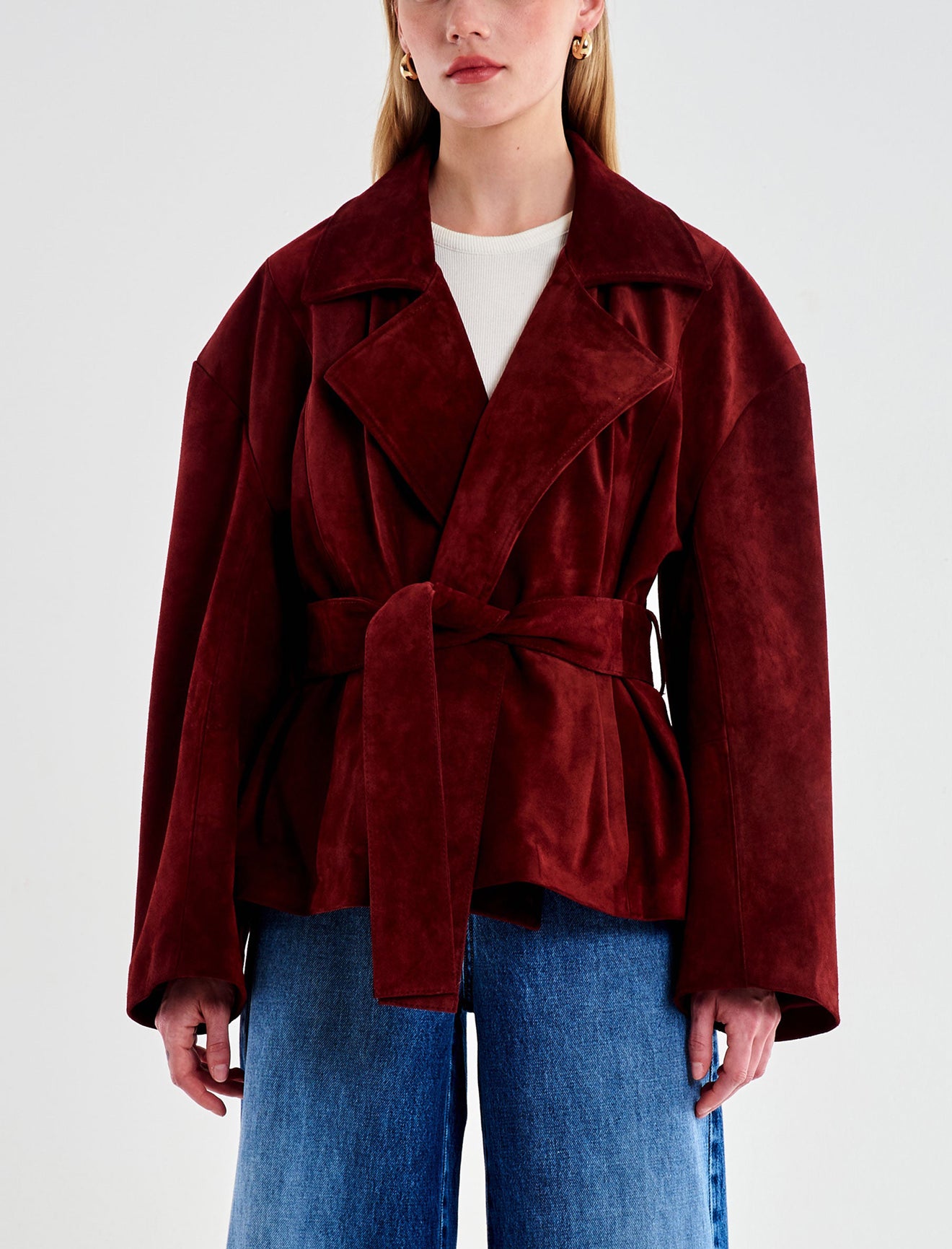 Giacca Kimono VICOLO TF0269 Bordeaux Donna