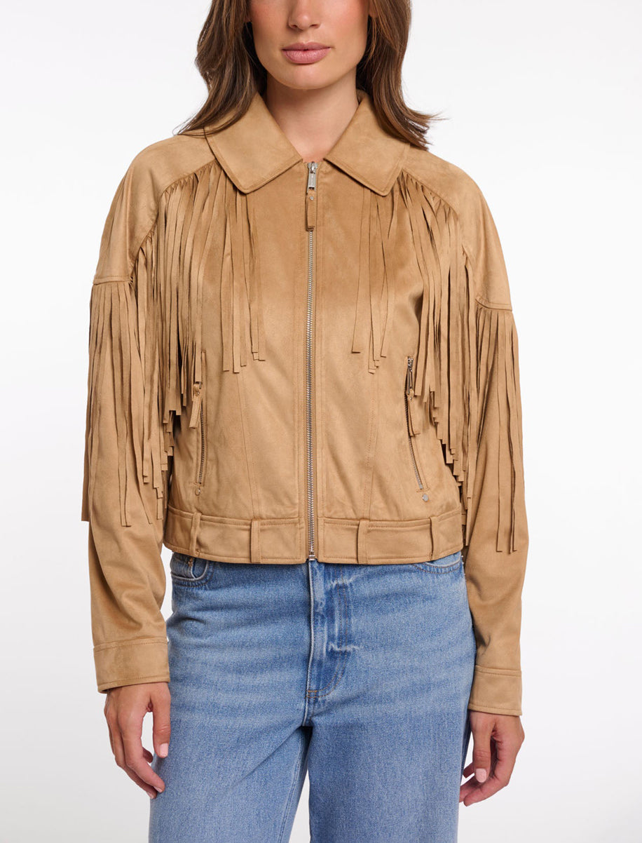 Giacca con frange Rino&Pelle Ravenna.7002621