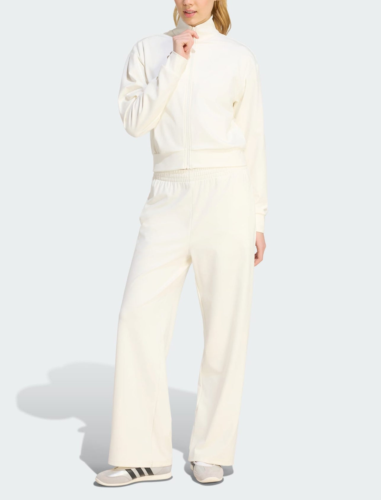 Completo tuta Adidas Lazyday KZ3013 Off White Donna