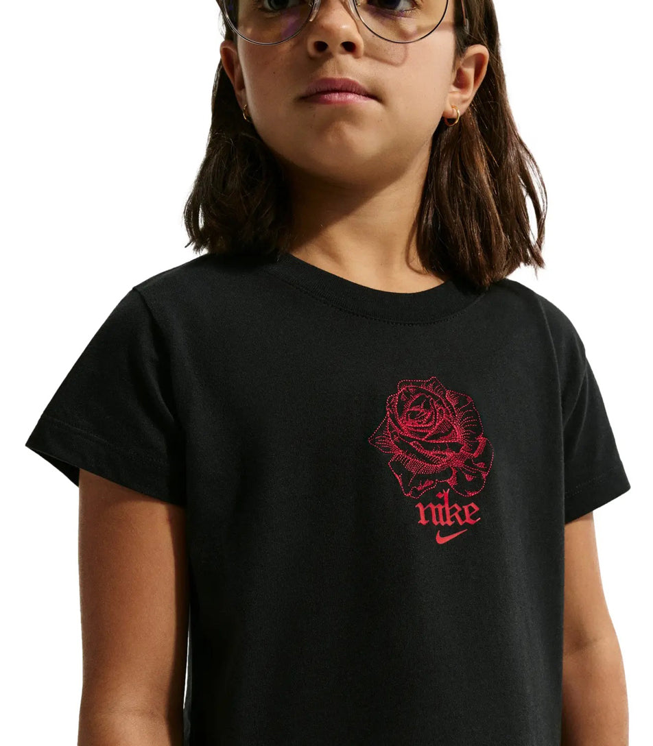 Maglietta corta Nike II0886-010 Nero Unisex bambino
