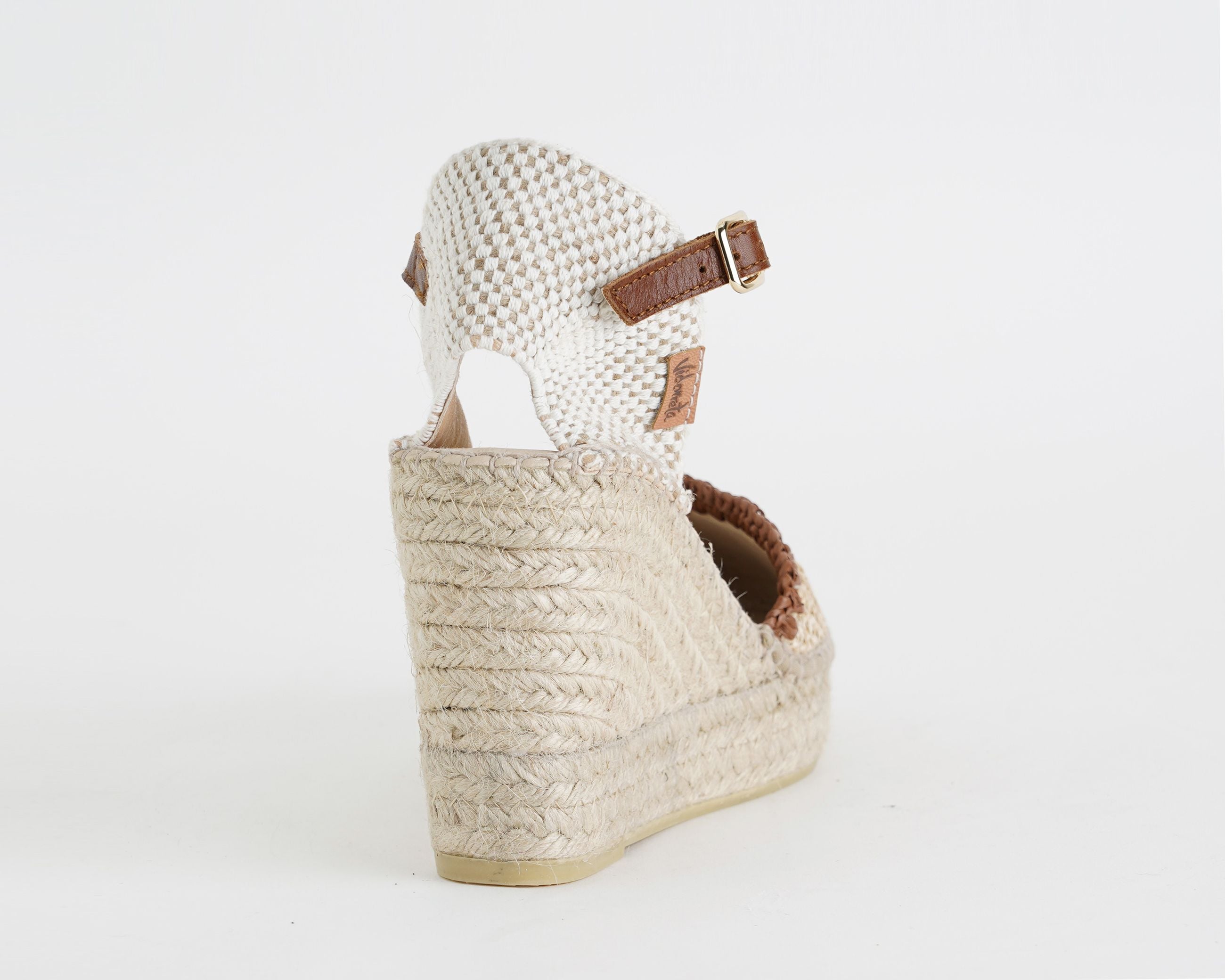 Espadrillas con zeppa Vidorreta 0248 Moka