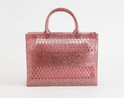 Borsa a mano Marc Ellis Flat Sponge S Donna Nude Glitter Light Gold – Vista posteriore