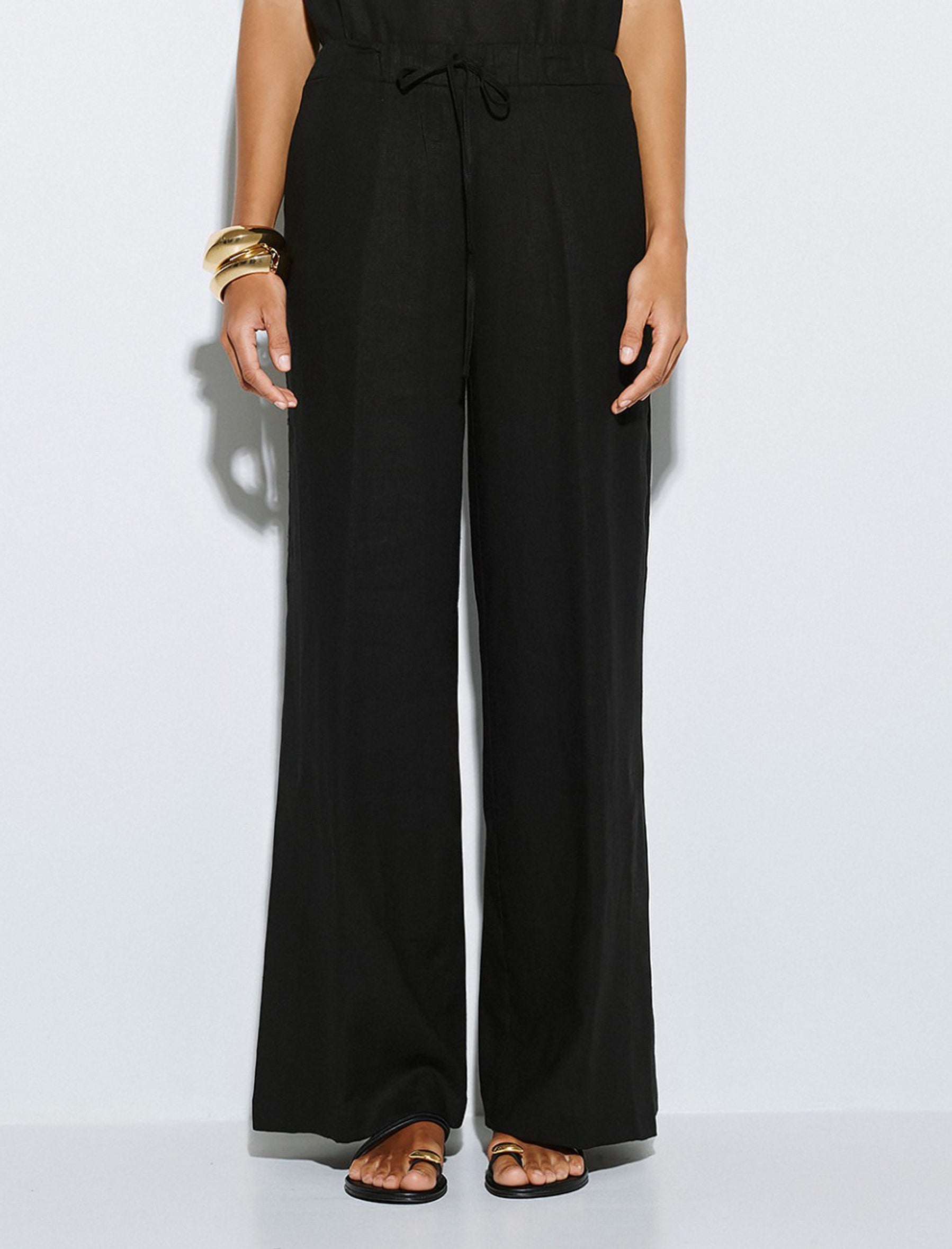 Pantaloni con aperture laterali Access Fashion 63-5084-171 Nero 