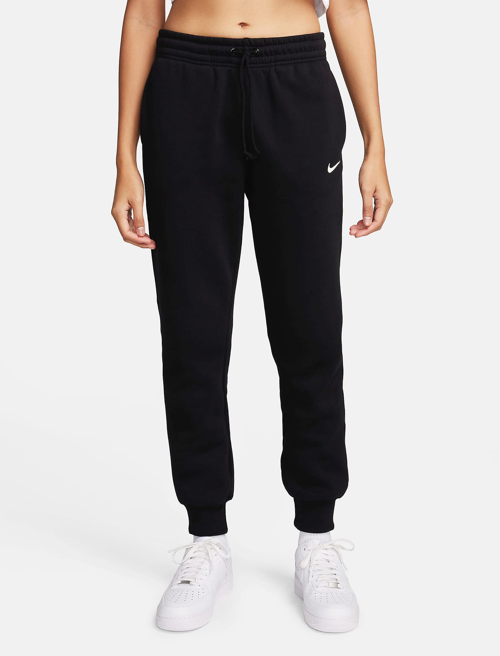 Pantaloni tuta a vita media Nike Sportswear Phoenix Fleece  FZ7626 010 Donna