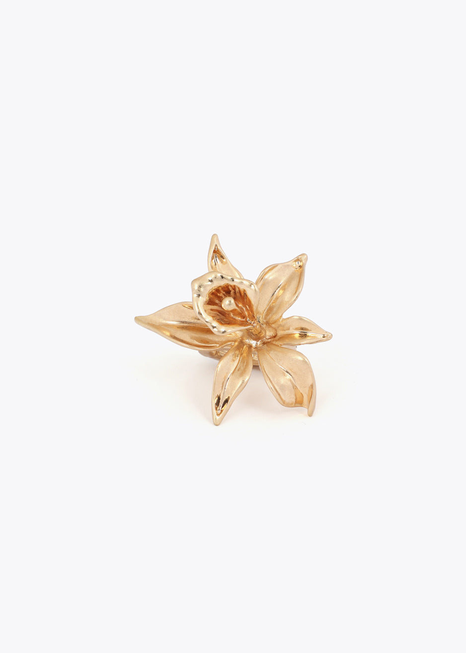 Anello a forma di fiore in metallo Lola Casademunt LS2603045 Oro Donna