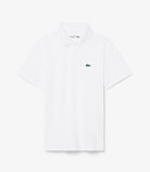 Polo Lacoste DJ0824 bianco unisex bambino - tecnologia Ultra Dry, poliestere elasticizzato, taglie 8A-16A