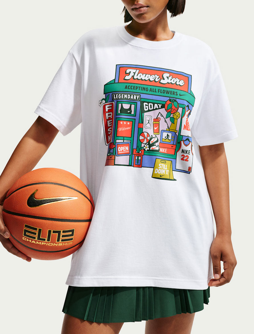 T-Shirt Oversize Nike Flower Shop IH7715-100 Donna