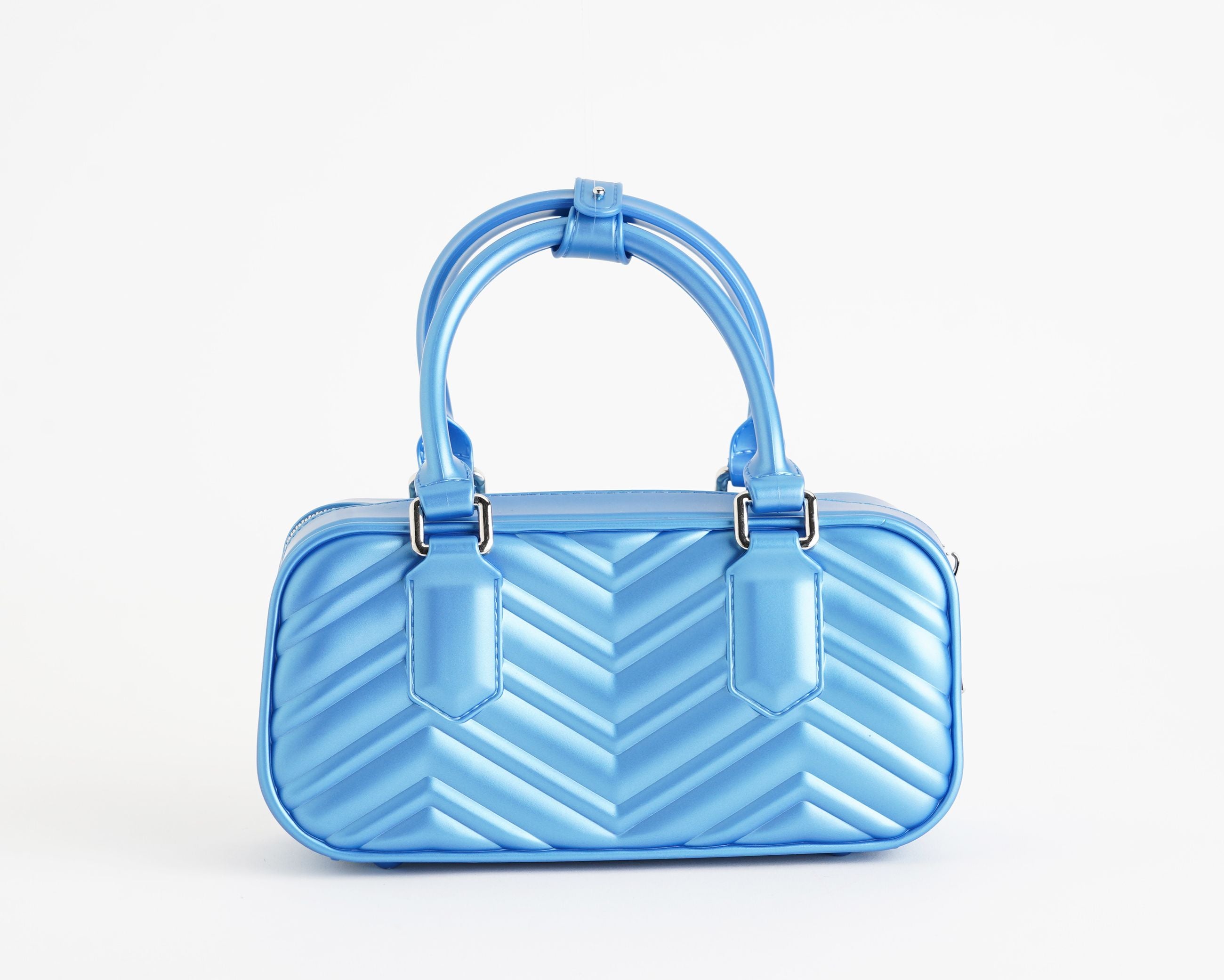 Borsa a mano Marc Ellis Flat Soho 26 Donna Sky Bloom Silver - Vista posteriore