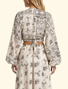 F**K FK26-SW0416X36 crop top manica lunga Fantasia