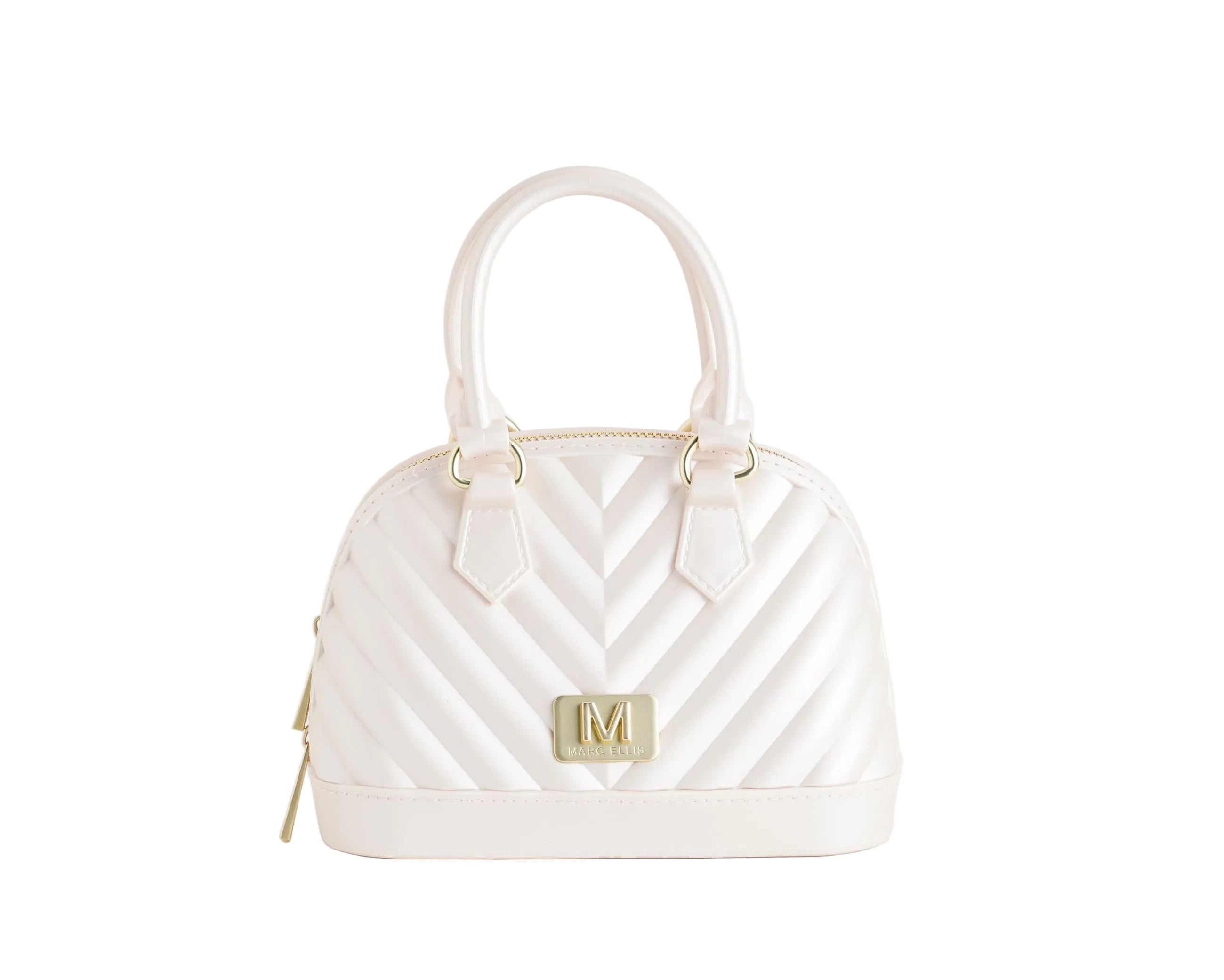 Borsa a mano Marc Ellis FLAT MAYA S Donna Light Rose Matt Gold - Vista frontale