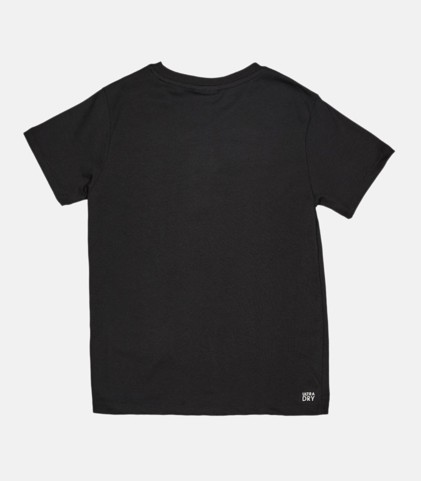 T-Shirt Lacoste bambino nera in cotone – 947832-K96