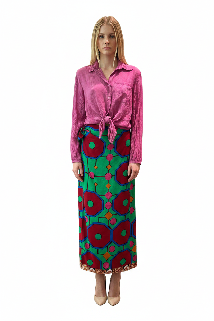 Coordinato Vicolo TAB3112 Verde Smeraldo Donna