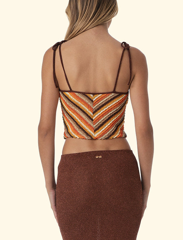 F**K FK26-SW0208BN gonna lunga in pizzo Brown