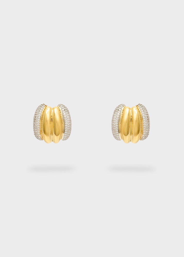 Orecchini Nalì multifascia PUOR0036 Oro Donna