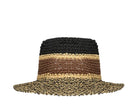 Cappello in carta paglia nero Me Fui SW0220-BK donna