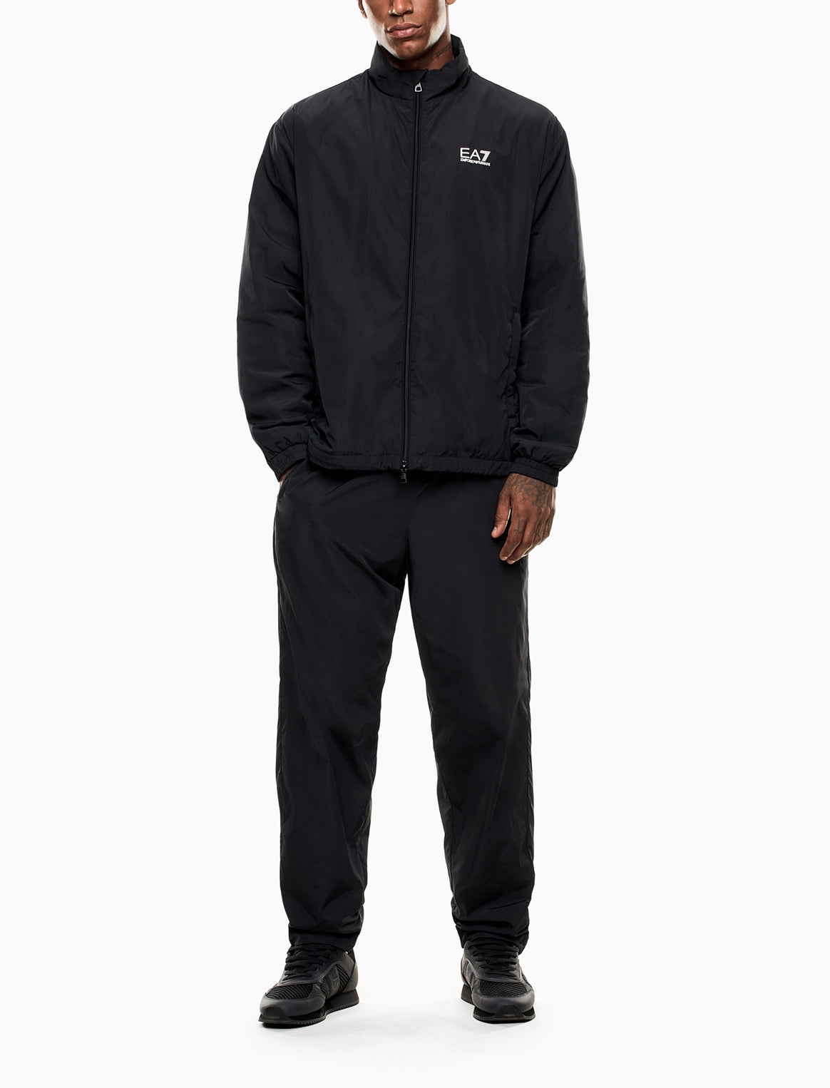 Tuta regular fit EA7 7M000954AF13190 Nero Uomo