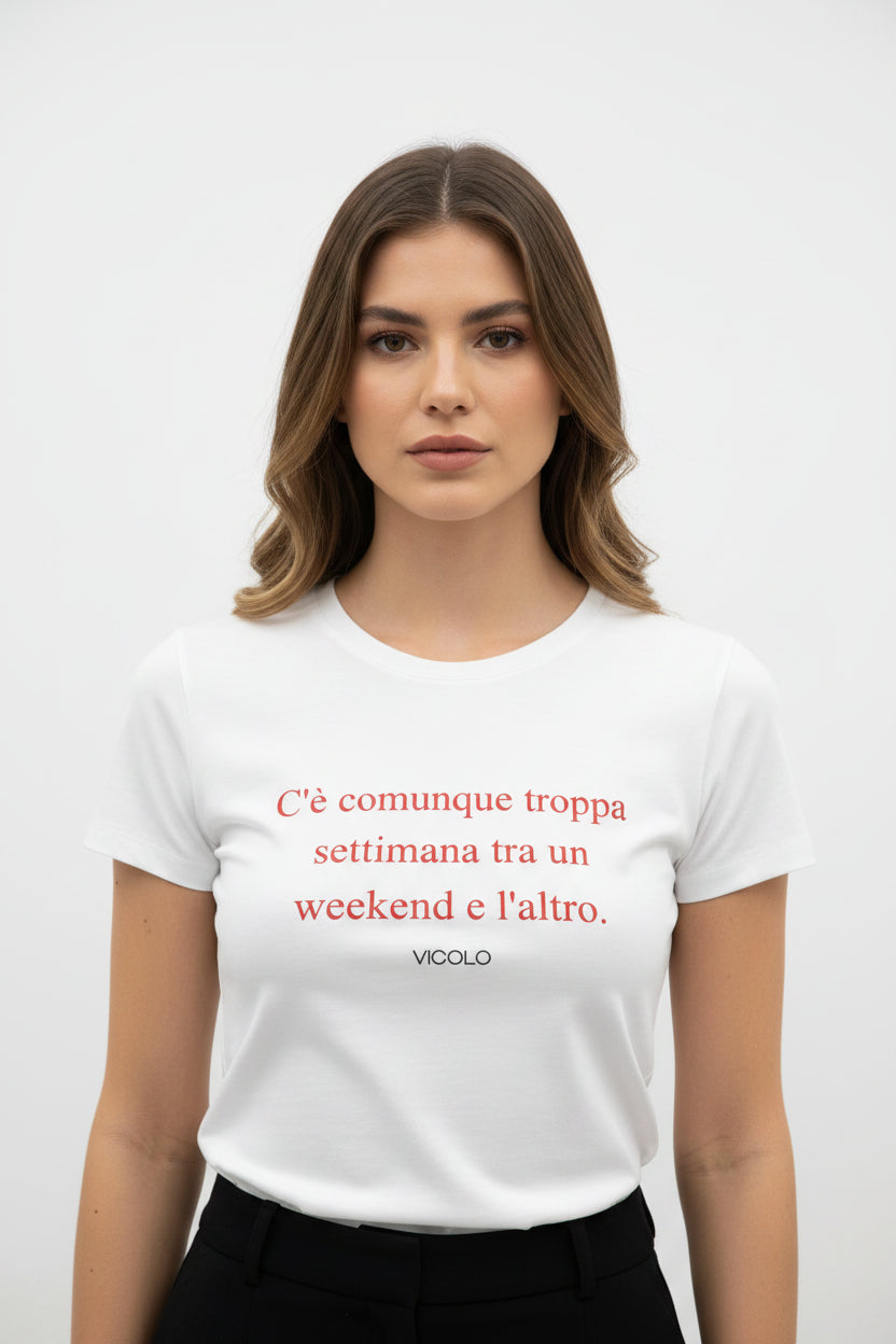T-Shirt Vicolo RAB0732 Donna