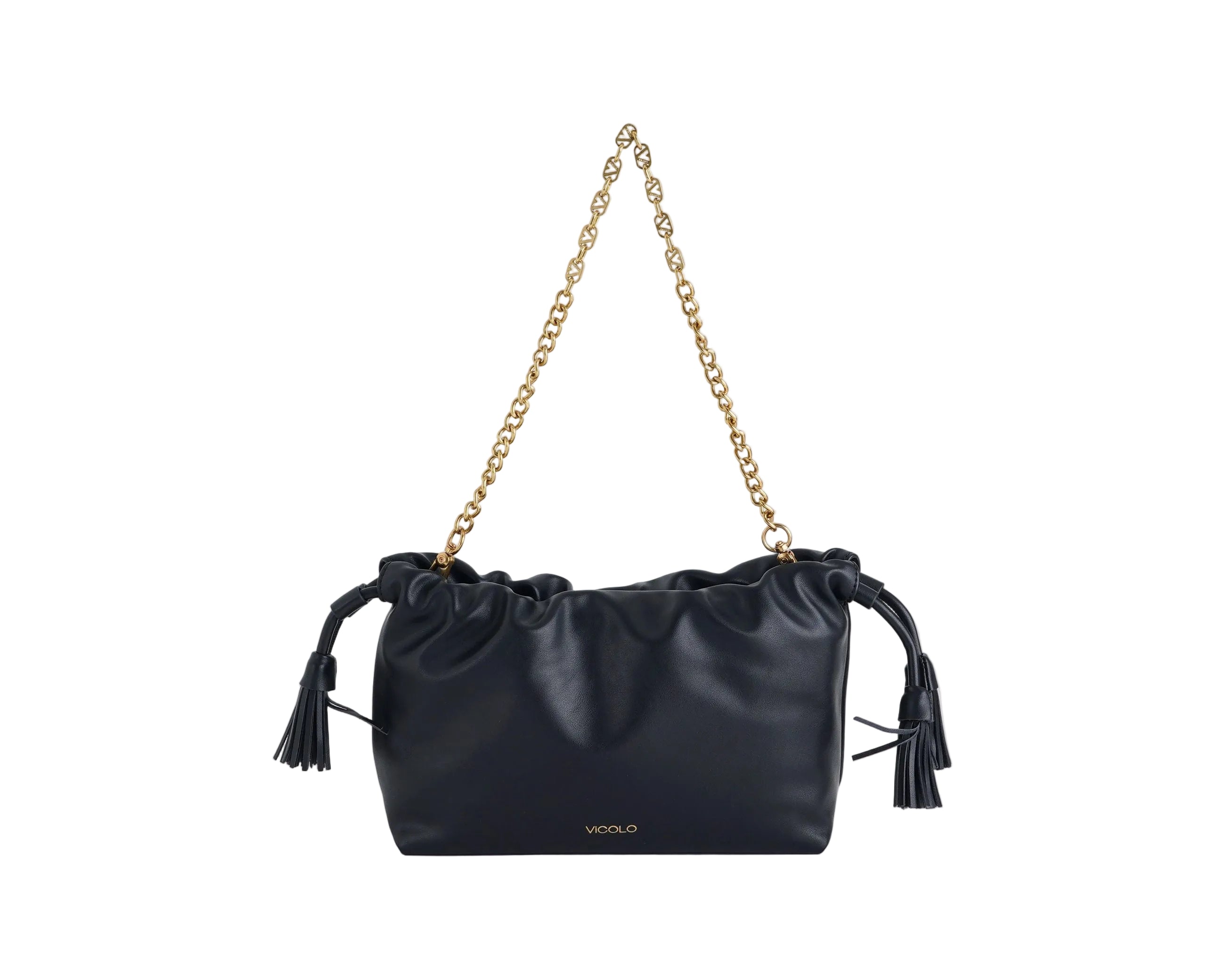 Borsa a spalla Vicolo Tassel Small XAB0035 Donna