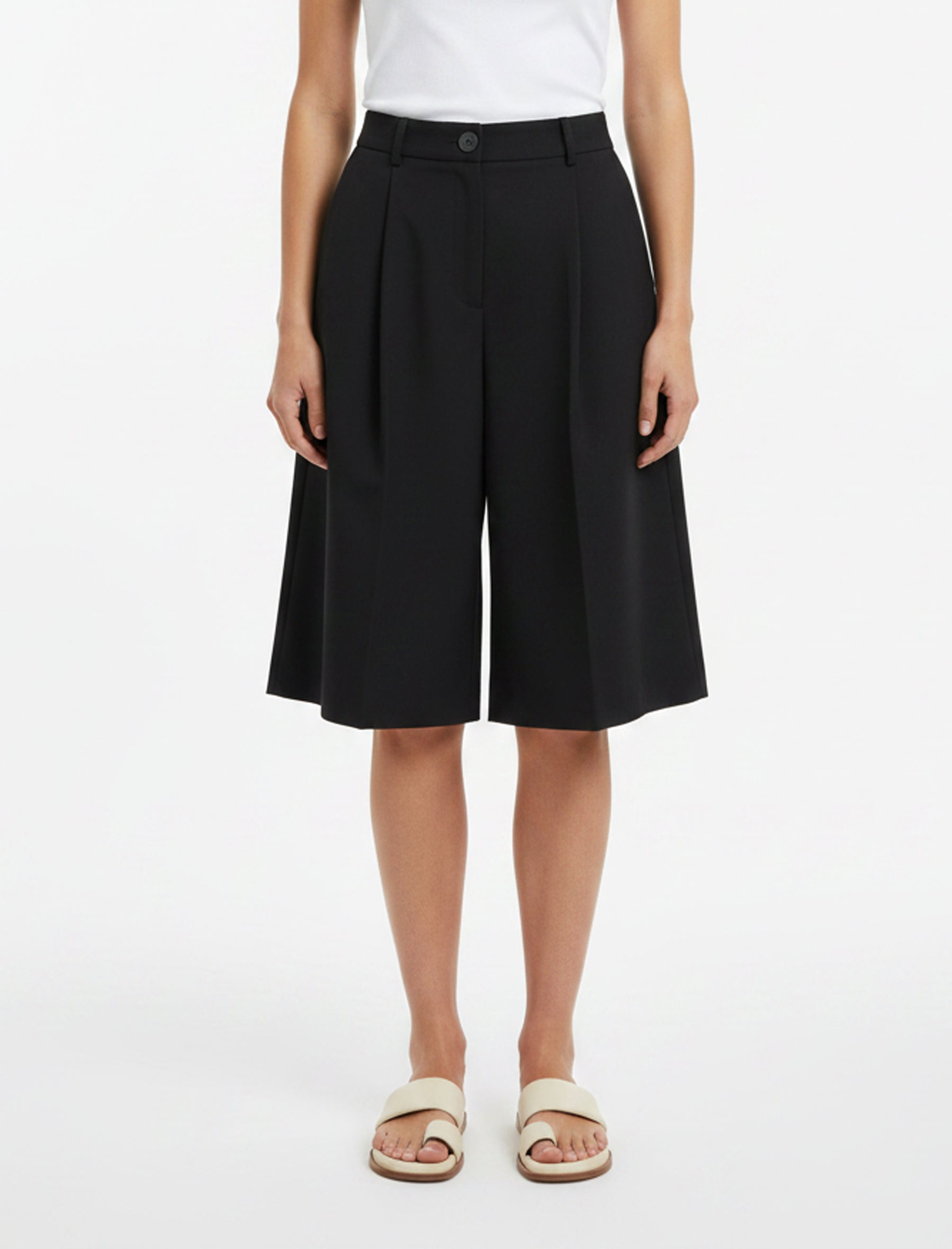 Bermuda elegante Anonyme P36ST229 Nero