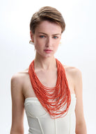 Collana Nalì Dea Multifilo EMCL1161 Corallo