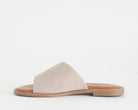 Sandalo basso IGI&CO 1183422 beige da donna in nabuk, calzata slip-on, soletta in pelle e suola in gomma
