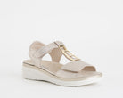 Sandalo con mini zeppa MELLUSO 019285 Platino