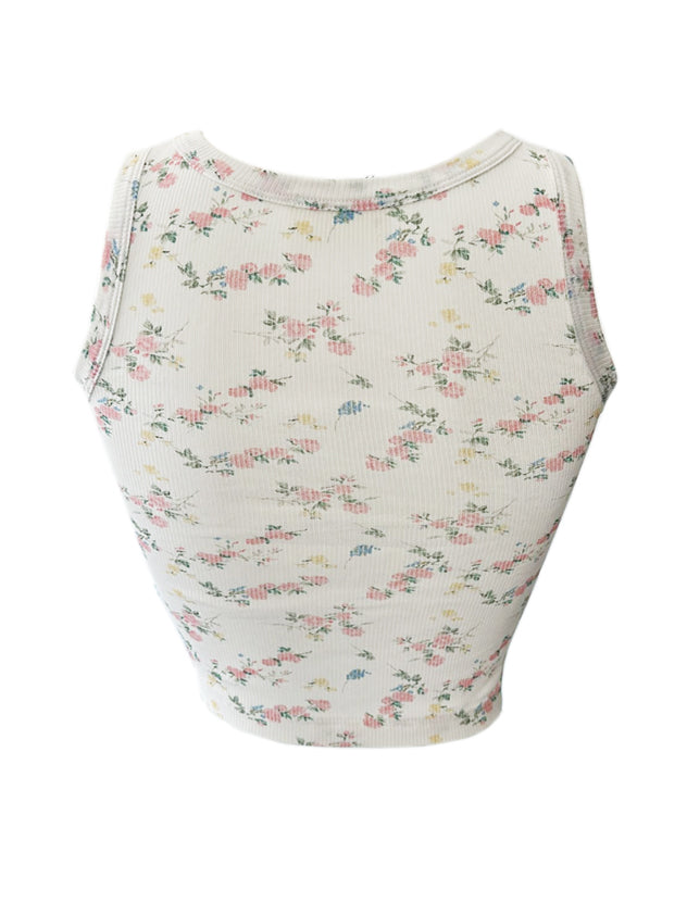 Canotta cropped Vicolo UAB0185 Rosa