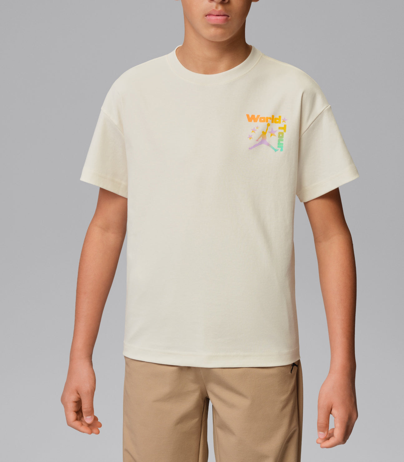 T-Shirt Jordan World Tour 95F751-W5T Unisex bambino