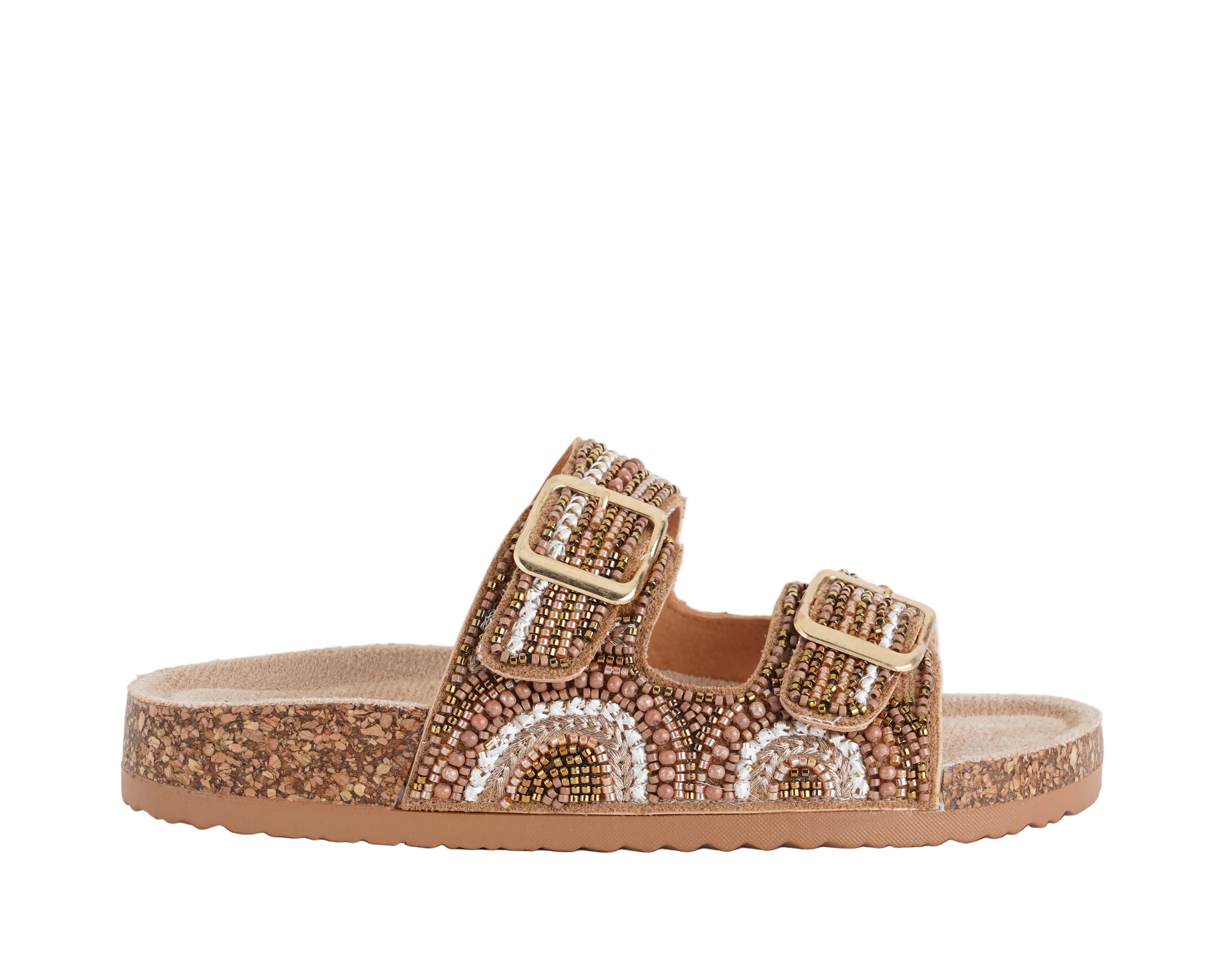 EXE YT4040 Camel Beige – Sandalo basso donna