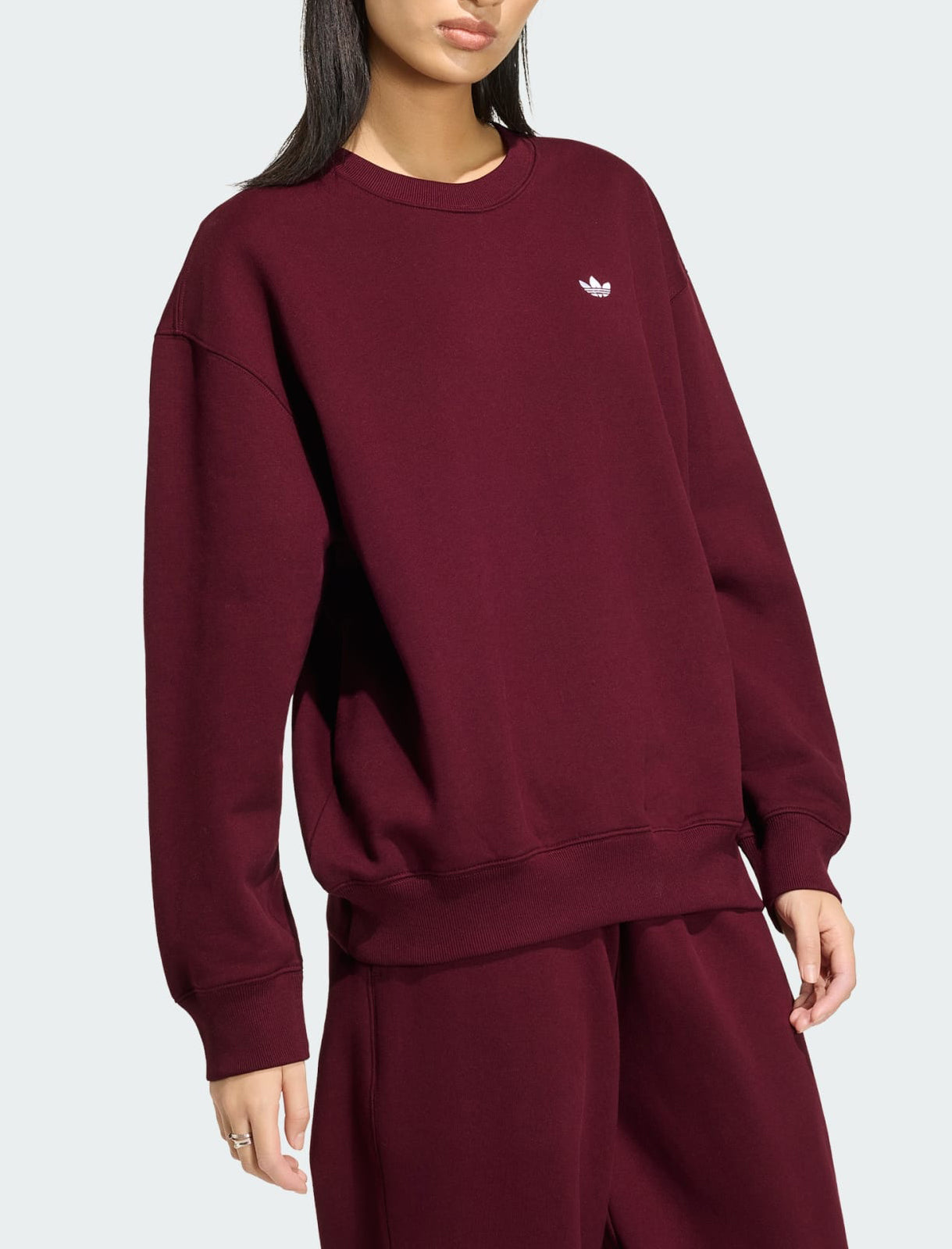 Felpa girocollo Adidas Essentials KT2276 Marrone Donna