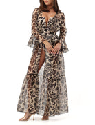 Copricostume ADORE' JOLIE Black Flowers