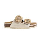Sandalo VALLEVERDE VH31801T SABBIA - similpelle, fibbie con pietre, donna