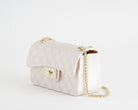 Borsa a spalla Marc Ellis Flat Falcon XS Donna Beige Light Gold - Vista laterale