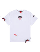 SPRAYGROUND SP846WHT T-Shirt Sharkpatches Uomo Bianco

