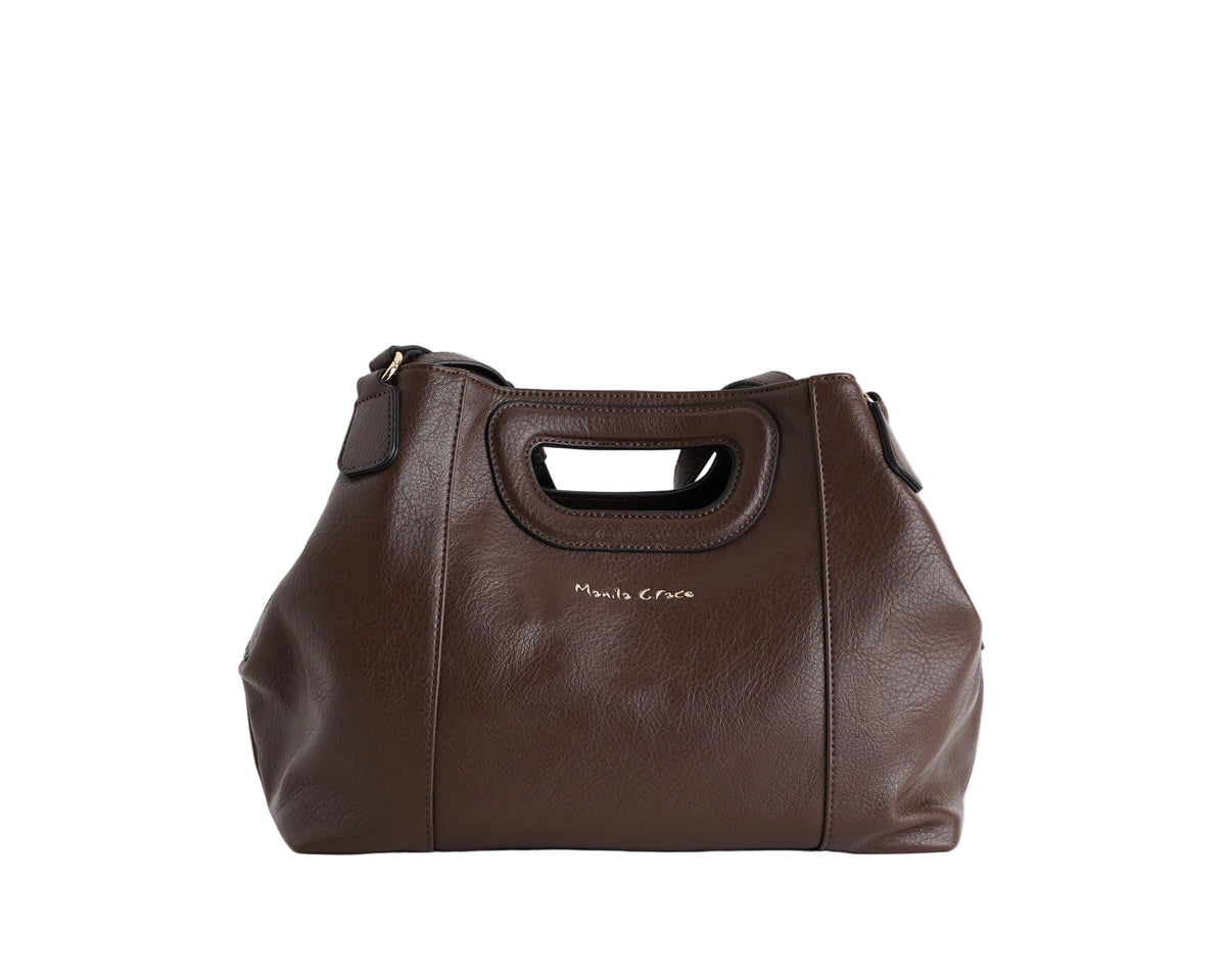 Borsa a spalla Manila Grace B824EU Potting Soil