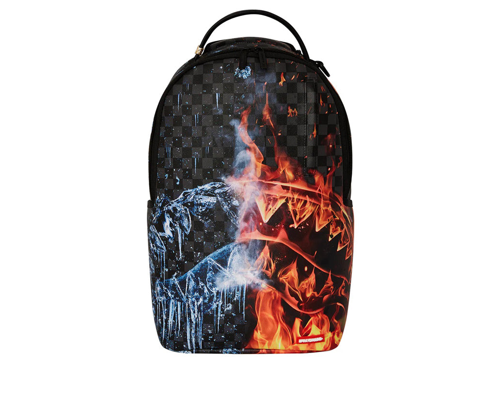 Zaino SPRAYGROUND Fire & Ice Shark Dlxsv 910B6753NSZ Unisex Uomo Donna