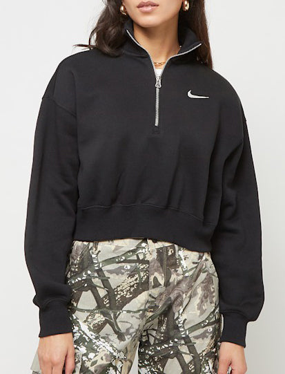 Felpa cropped Nike Sportswear Phoenix DQ5767 010 Donna