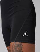 Shorts vita alta Jordan Sport Essentials IF2266-010 donna colore Black/(White)