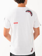 SPRAYGROUND SP846WHT T-Shirt Sharkpatches Uomo Bianco

