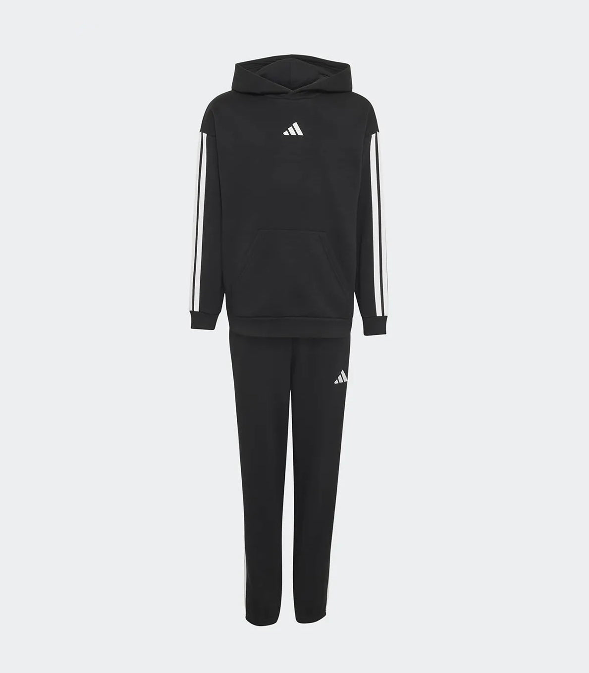 Completo tuta Adidas 3-Stripes KY5496 Black unisex bambino