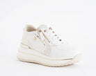Sneakers Keys K-11820 Offwhite/Gold