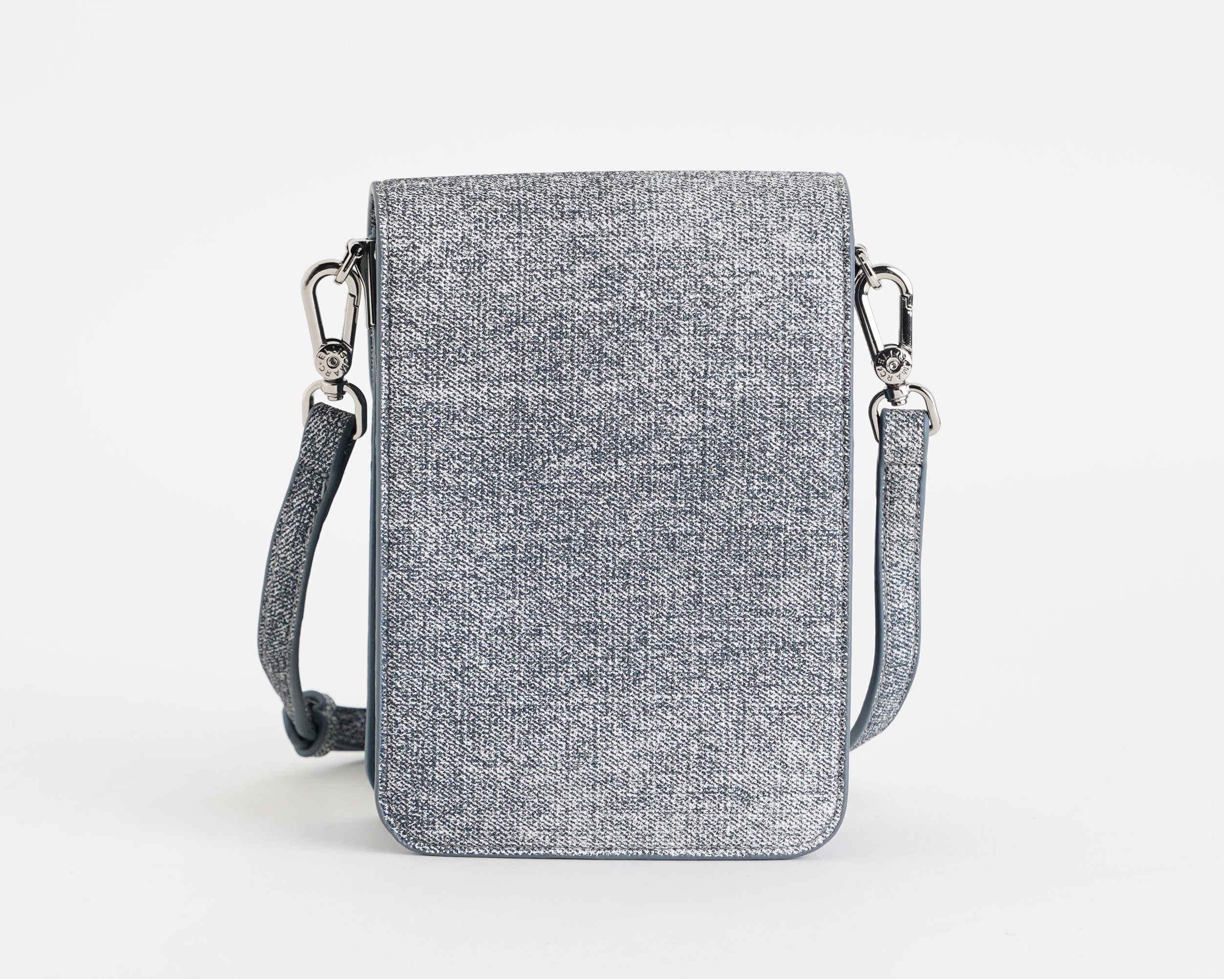Mini Bag a tracolla Marc Ellis KOURTNEY CASE Jeans/Silver