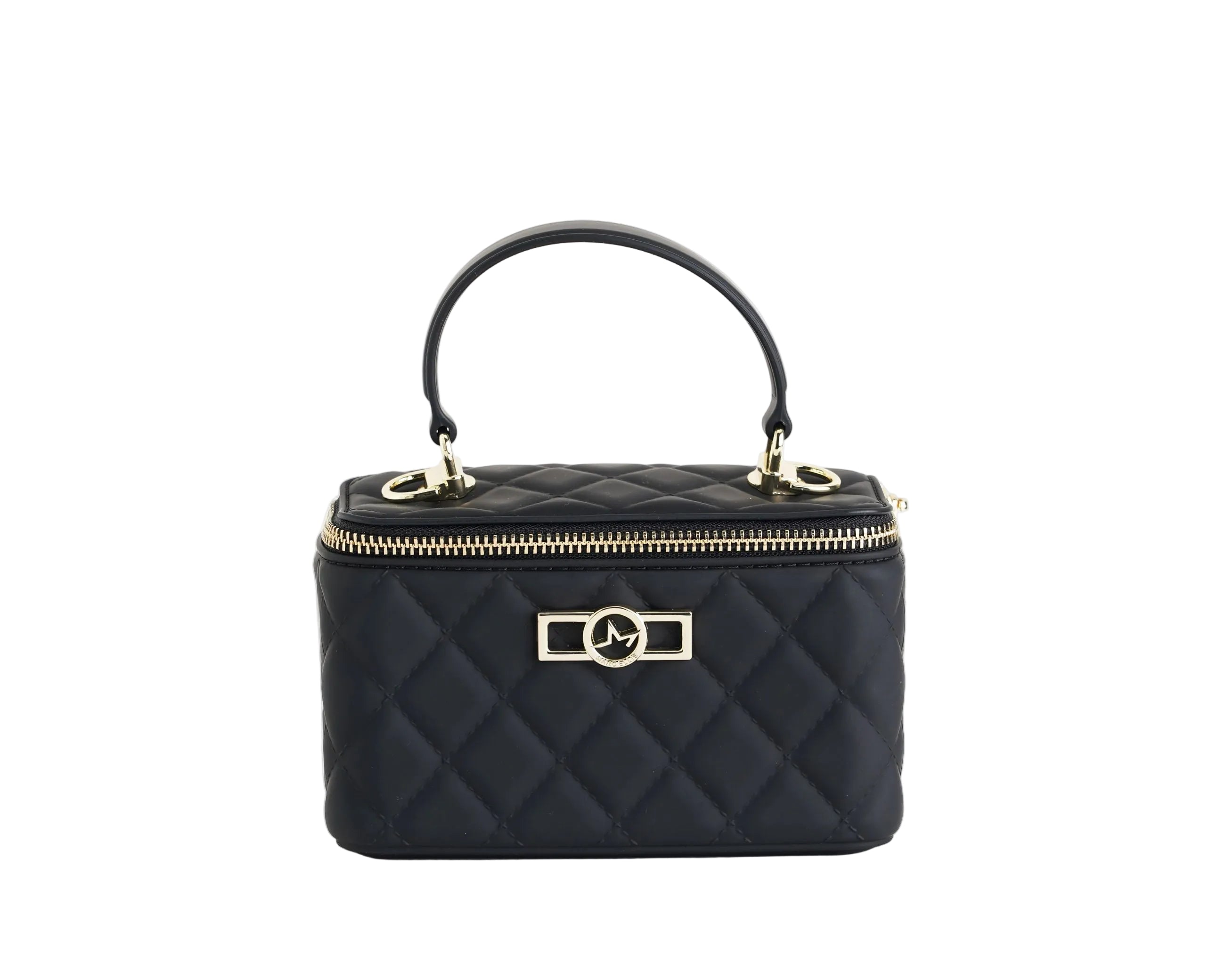 Borsa a mano Marc Ellis Flat Sunkiss Donna Black Light Gold - Vista frontale