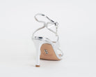 Steve Madden Gracia SMSGRACIA-751 – Sandalo alto donna Silver, tacco 80mm, cinturino alla caviglia