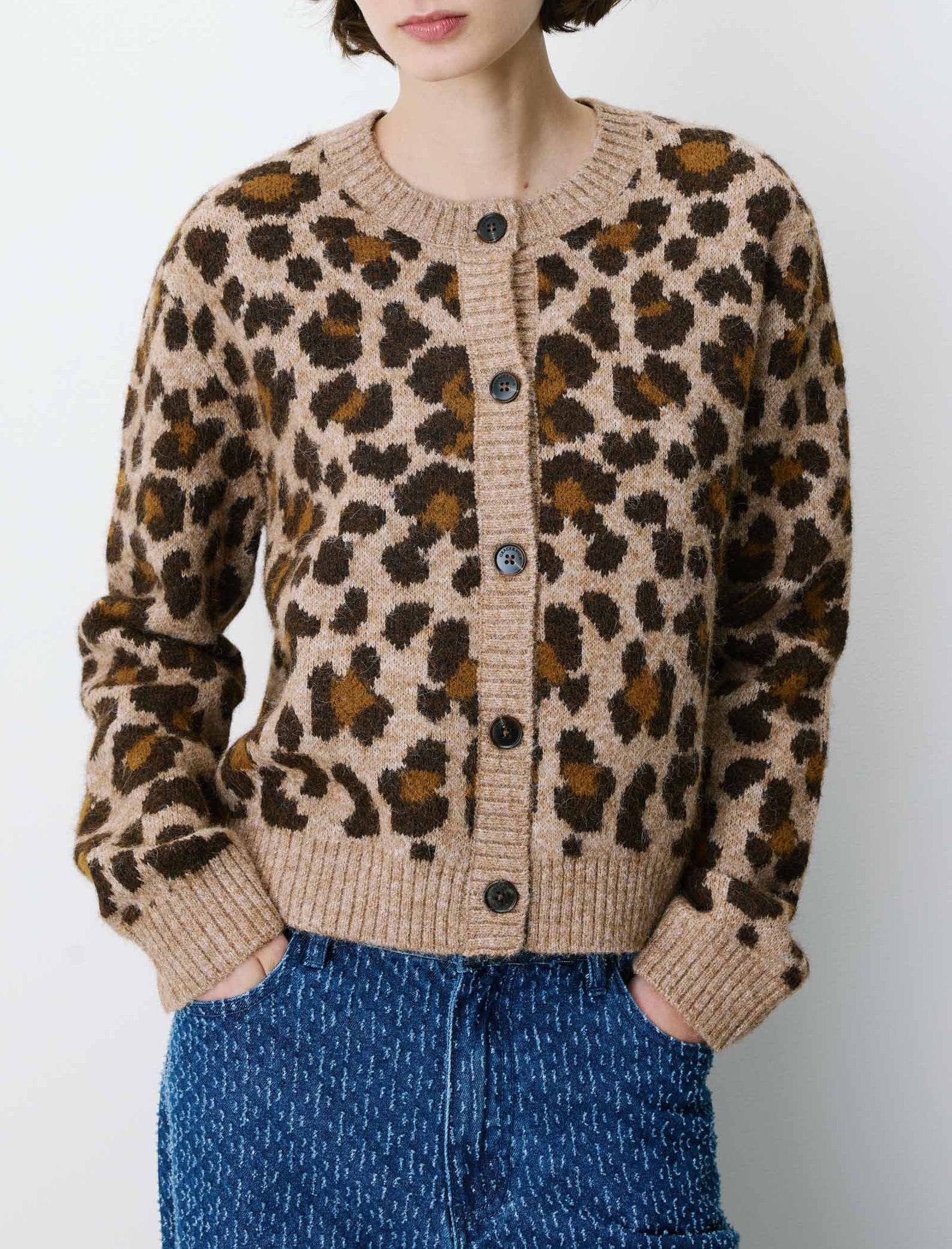 Cardigan in maglia Grace&Mila Agnese FW2617017 Leone Donna
